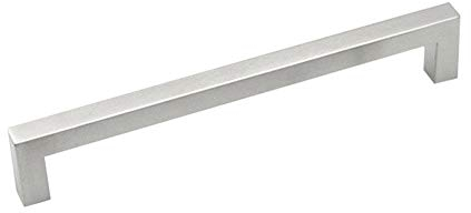 BOZONLI Silver Stainless Steel Cupboard Handle, Kitchen Door Handles Cabinet Drawer Knobs and Pulls, 192mm, 2 Pack