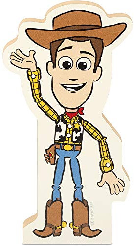 Disney Pixar Toy Story 2 Cowboy Woody Regal Sitter Dekor – klobiger Holzblock Ausschnitt für Kinderzimmer, Spielzimmer oder Kinderzimmer