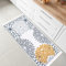 Fashion4Home Teppich Läufer - Tepiche für Wohnzimmer, Schlafzimmer, Küche, Kinderzimmer, Badezimmer - Boho Kelim - Läufer Flur, Orient-Blau-Gold, Größe: 50x80 cm