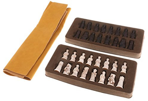 Amagogo Chinesisches Schachspiel Harzfigur für Unterhaltung