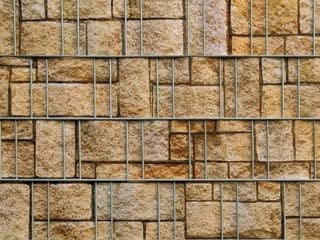 mein-zaunsichtschutz Sichtschutzstreifen in vielen Motiven, beidseitig Bedruckt aus Polyester-Filz für Doppelstabmattenzaun - KEIN PVC (Mauer)
