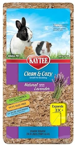 Kaytee Clean & Cozy Natural Bedding with Lavender 24.6 Liters