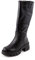 Toocool Stivali Donna Biker Boots Anfibi Motociclista Scarpe Casual GR-6638 [40,Nero]