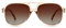 YUELUQU polarisierte sonnenbrille herren damen 70er vintage sonnenbrille retro sonnenbrille pilotenbrille fahrrad sonnenbrille (Transparent-tee)