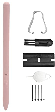 VBESTLIFE Stylus Pen para Galaxy Tab S6 Lite, Tablet Stylus con 5 Puntas de Repuesto para Samsung Galaxy Tab S6 Lite 10.4in SM-P610 SM-P615 (Rosa)