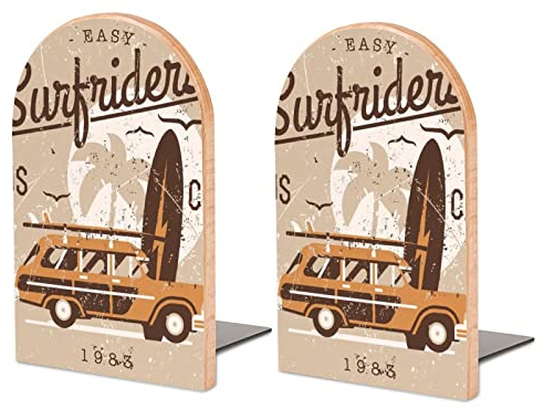 2Er-Pack Buchstütze Auto Dekorative Buchstützen Bücherregal Bücherhalter Für Regale