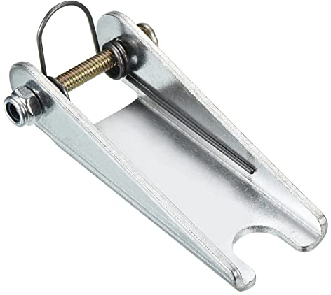 PATIKIL 64mm Gancho Seguridad Cierre Kit, Metal Remolque Receptor Enganche Reemplazo para Horquilla Gancho Remolque, Plateado