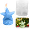 Koonafy Stampo per Candele Stella Marina,Epossidica Stampi Silicone, Stampi in Silicone a Forma di Stelle Marino,per Regali Artigianali in Resina,Armadietti da Tavolo,Decorazioni Artistiche