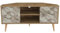 DECOROTIKA - Meuble TV d'angle Zahav 120 cm avec étagères