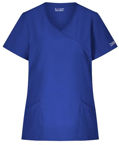 EXNER medizinischer Schlupf-Kasack, Slim fit Stretch, für Damen in Krankenpflege, Altenpflege, Kosmetik, Medizin, lieferbar in weiß, grau, schwarz, blau, rot, von Größe XS-2XL