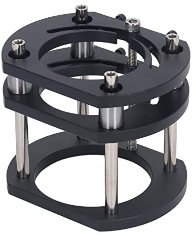 Router Lift,Router Lift Base,Router Lifting Platform 4 Jaw Metal Milling Table Lift System for Electric Grooving Tenoning Trimming Chamfering Router Table Lifting System Base