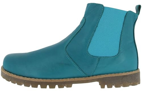 Andrea Conti Damen Stiefelette Boot Reißverschluss Profilsohle lässig 0342818, Größe:38 EU, Farbe:Blau