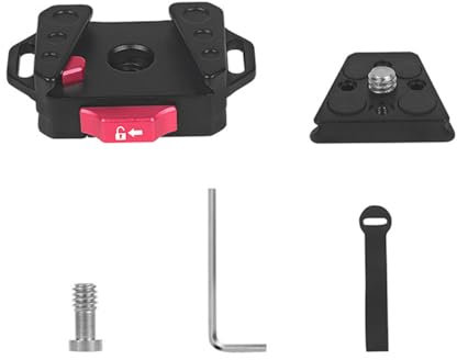 CENPEK Strap Quick Release Seat Sports Camera V-Mount Quick Release Head SLR Micro-Single Camera Tripod Adapter Mounting Plate