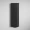 Mai & Mai Radiateur à Eau Chaude Mural Chauffage Central 160x54cm Radiateur Gris Noir Vertical en Acier FV