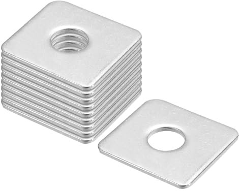 QUARKZMAN Rondella Quadrata, 30pz M10x30x30x2mm Rondelle Piane in Acciaio Inossidabile 304 Rondella Piastra Spaziatore Guarnizione per Ferramenta Fissaggio