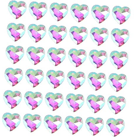 HAWILLOSCH 60 Stück Ornamente in Schönheitsform Dekoratives Zubehör Für Handyhüllen Dekorationen Aus Glas Zum Basteln