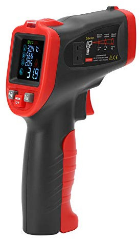 Thermomètre Infrarouge à Haute Précision avec Affichage LCD coloré pour des Valeurs de Température Précises