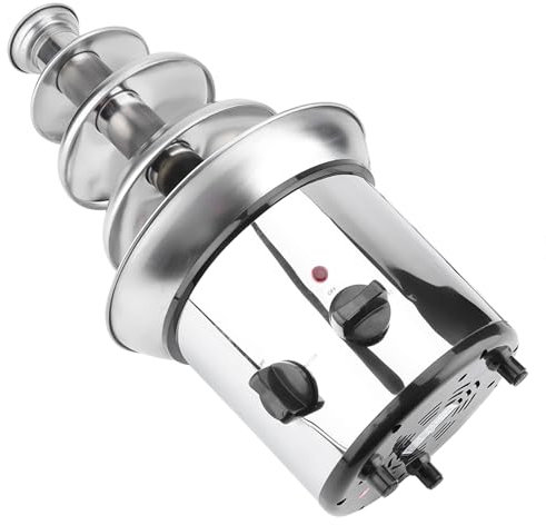 4 Tiers Electric Chocolate Melting Machine Fondue Maker Fountain, Fast Melt Chocolate, Adjustable Stanza Temperature, Heat Stability, Easy to, Operate and Use, Unique Bowl