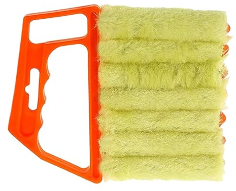 OFFSCH Brosse pour Volets de Fenêtre Amovible – – Nettoyage Facile et Rapide – Lavable à L’Eau – Outil de Nettoyage Domestique pour Stores et Climatiseurs – Accessoire Pratique