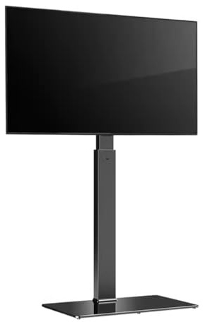 GHHVFEC Universal Swivel TV Stand for 32 70 Inch TVs Height Adjustable TV Mount Stand with Rectangle Base Holds Up to 88Lbs Television Stands with