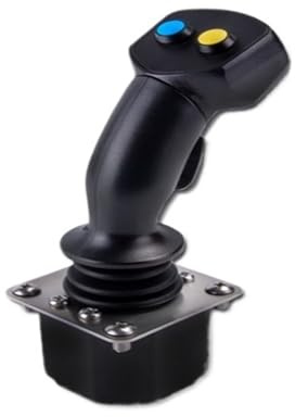 DIKAMAN Joystick, Einachsige 61A2 Schubstangen-Widerstandspositionierung, Hall-Wippgriff, Industrie-Joystick, Smart-Boot-Kreuzfahrt-Yacht-Schubstange(5V,RS422)