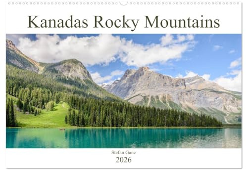 Kanadas Rocky Mountains (Wandkalender 2026 DIN A2 quer), CALVENDO Monatskalender: Imposante Eindrücke der kanadischen Rocky Mountains. (CALVENDO Natur)