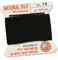 GRIFFIN 100% Natural Silk Beading Cord String Thread - Black - 2 metres with one needle - Size 1.02mm