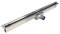 walexo Duschrinne Slim Bodenablauf Ablaufrinne Abflussrinne Duschablauf befliesbar (ECKIG, 900 x 70 mm)
