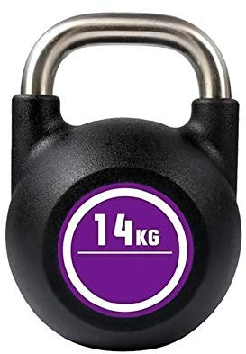 Kettlebells AGYH Stahlguss, Profi-Krafttraining, Core Training, Muskeltraining, 8kg/10kg/12kg/14kg/16kg/18kg/20kg/22kg/24kg (Size : 14kg/30.8lb)