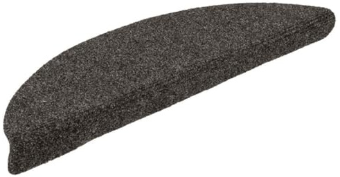 vidaXL Stufenmatten Selbstklebend 5 STK. 56x17x3 cm Anthrazit Halbrund