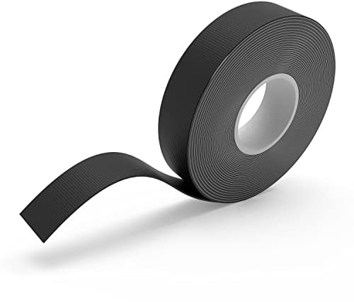 ERBI - Selbstverschweißendes Isolierband [25mm x 3m] schwarz - Für hohen Druck - Reparatur Klebeband für Rohre, Kabel, Werkzeug, Dichtungen Sanitär, Garten