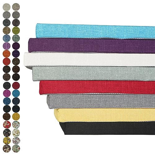 Orumrud 8cm Dickes Bankauflage Stuhlkissen in Personalisierter Größe,Waschbar Bankkissen Gartenbank Sitzkissen Kissen Abnehmbarem rutschfeste Bankkissen für Gartenmöbel Polsterauflage,30 Farben