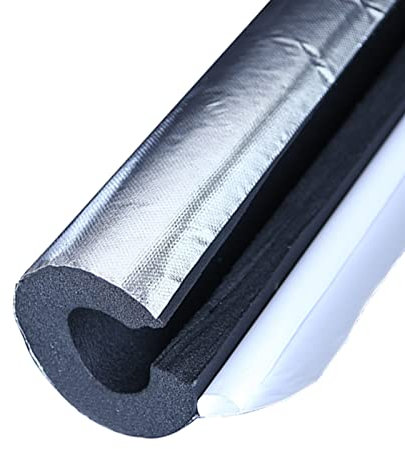 KHEDDO Pipe Lagging, Antifreeze Pipe Insulation, ID 22-114mm, Thickness 20mm/30mm, Length 95cm, Anti -freezing/insulation/flame Retardant, Pipe Insulation Lagging for Indoor and Outdoor Pipe (C