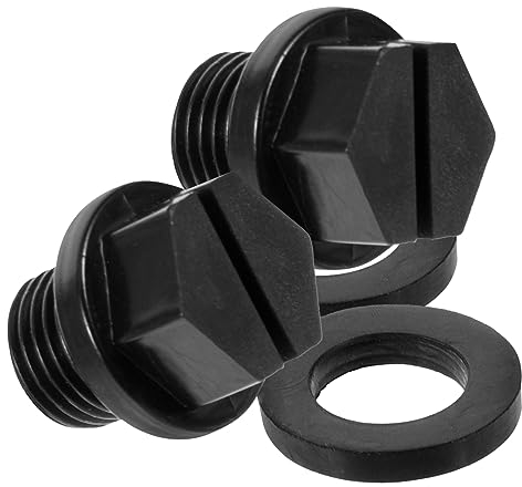 BESPORTBLE 2 Sätze Winterstopfen Pool Gewindete Winter-abflussstopfen Mit O-Ring Aus Kunststoff Frostschutz Für Sandfilteranlage Pumpenleitung Spx1700fg
