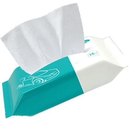 KIMISS Lingettes Nettoyantes pour Vitres de Voiture Nettoyant pour Vitres de Pare-Brise Lingettes de Nettoyage pour Vitres de Voiture Lingettes pour Enlever Le Film d'huile de Verre de