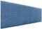 DHOME Kopfteil in unifarbenem Cord, hohe Qualität, modernes gepolstertes Kopfteil, Luxus-Bett, gepolstertes Schlafzimmer (Blau, 160 cm)