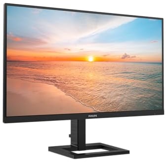 PHILIPS 27E1N1900AE - Monitor Ultra HD da 27 pollici, altezza regolabile, altoparlante, HDR10 (3840x2160, 60 Hz, 2x HDMI 2.0, USB-C (65W PD), Hub USB) nero, 2023, altoparlante integrato