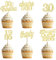 Gleevio Cupcake Deko 30 Geburtstag Männer,24 Stück 30 Geburtstag Deko Muffins,Gold Tortendeko 30 Geburtstag Frau,Glitzer Muffin Deko 30 Geburtstag,Straight Outta 1995 Geburtstag Mann Deko,Cheers to 30