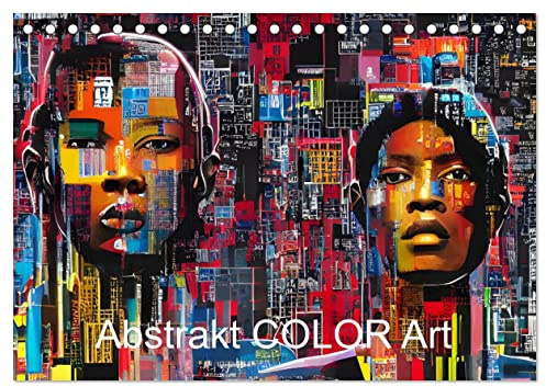 Abstrakt color Art (Tischkalender 2026 DIN A5 quer), CALVENDO Monatskalender: Ausdrucksstarke Farben und surreale Digitale Kunst Motive (CALVENDO Kunst)