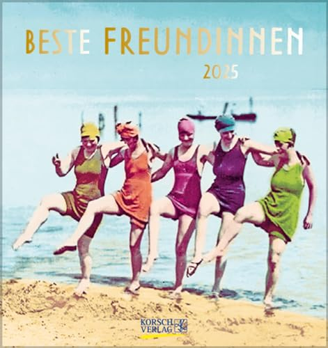 Postkartenkalender 2025 aufstellbar: Beste Freundinnen 2025