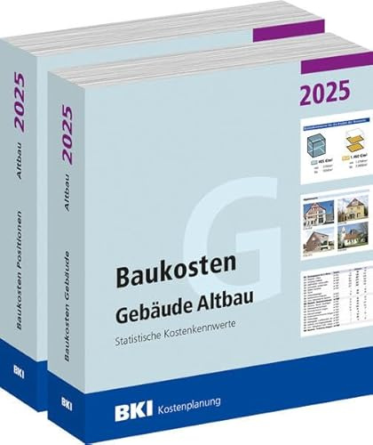 Baukosten Gebäude + Positionen Altbau 2025: Statistische Kostenkennwerte