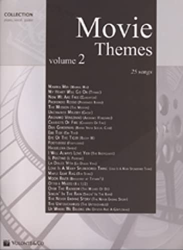 Movie themes collection: Movie Themes Volume 2.Vol.2: 25 Songs. Volume 2. Klavier und Gesang. Songbook.