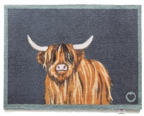 HUG RUG Highland Cow 1 Door Mat, 65x85cm