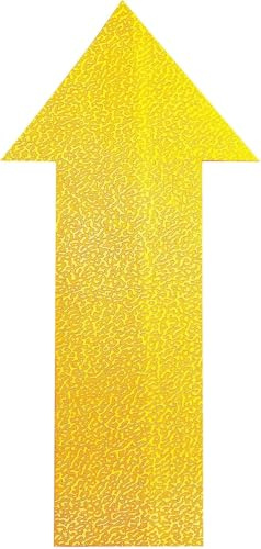 Durable 170504 Arrow-Shaped Parking Space Marker, self-Adhesive and Abrasion-Resistant, RAL 1003 Signal Yellow