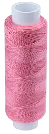 Starker Nähfaden aus Polyester für Profis von Pasmanta, Feinste Spulen, Universeller Mehrzweckgarn fürs Hand- und Maschinennähen, Rolle: 200 m, von Pasmanta seit 1953 (5877 - Dunkelpink)