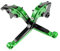 ZHUOWU Set Leve Freno e Frizione Regolabile Pieghevoli Per Z750 2007-2012 Z800 E Version 2013-2017
