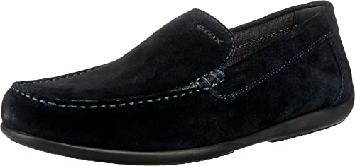 Geox U ASCANIO, Mocassini Uomo, Navy, 40 EU