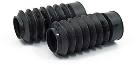 GZM Pare-soleil pour fourches de 41 mm noir pour Harley DYNA SOFTAIL Caferacer
