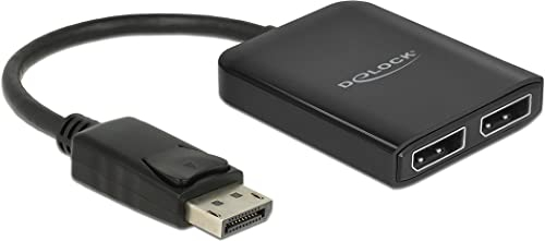 Delock DisplayPort 1.4 Splitter 1 x DisplayPort zu 2 x DisplayPort MST