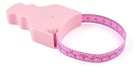 WINTAPE Measure Body Retractable| Measuring 60inch (150cm) Push-Button Retract and Lock Pin System| Portable Design Measurement for arm, thigh, chest, waist, hips & more can be measured